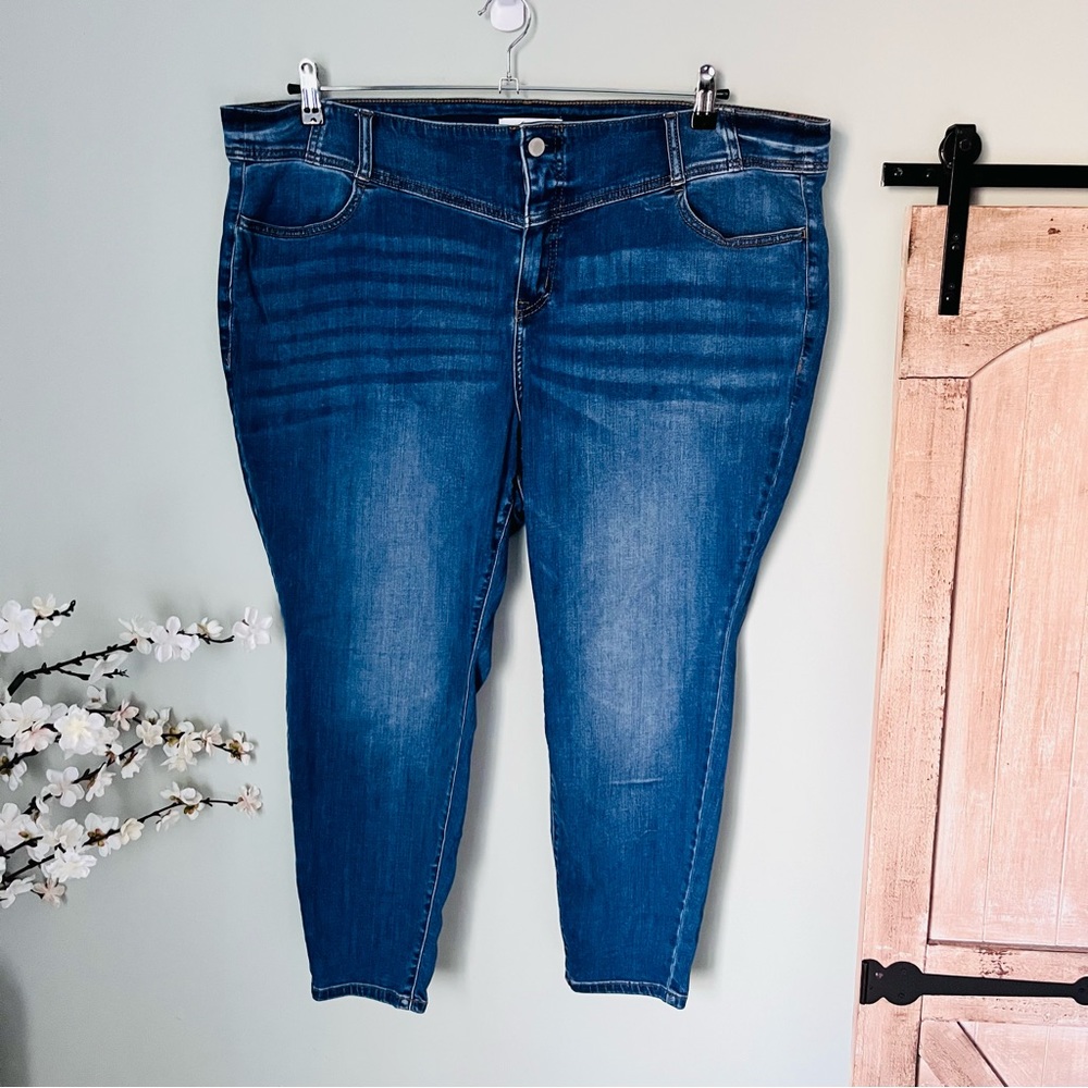 Lane Bryant High Rise 1 Button Jegging Size 24P